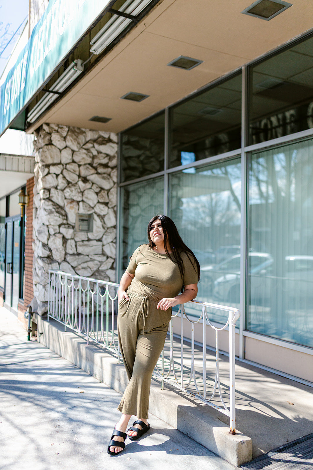 Torey Jumpsuit In KHAKI***