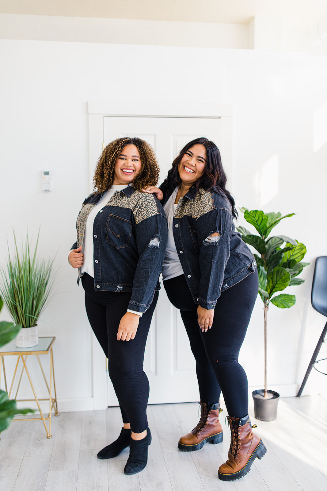 Goodness Gracious Denim Jacket In CHARCOAL*** TABY'S PICK