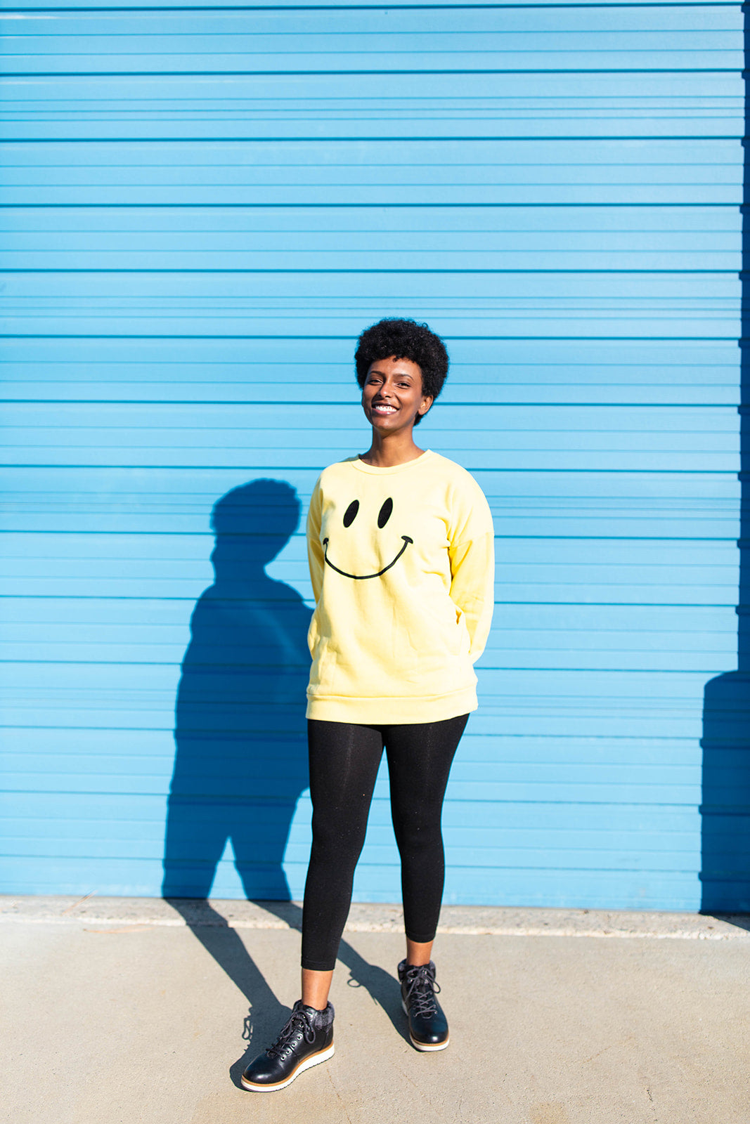 TABY ORIGINAL DESIGN: Smiley Pullover EMBROIDERED*** RESTOCKED***