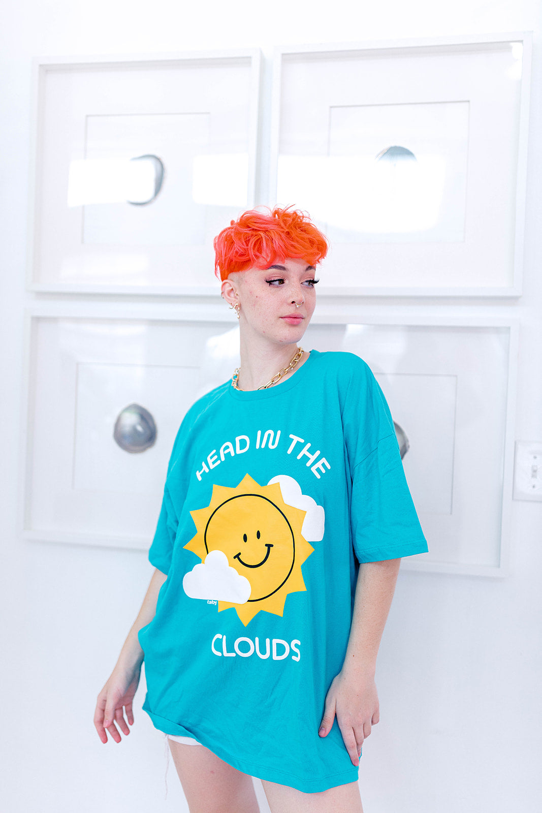 TABY ORIGINAL: Head In The Clouds Boxy Top EXTREME PUFF***
