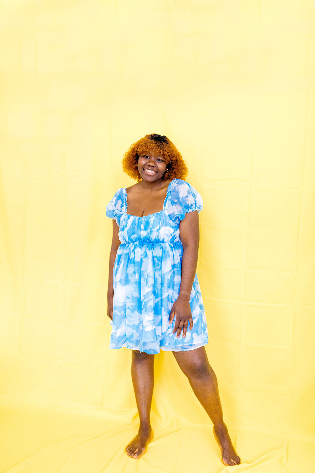 I've Gone To Heaven Cloud Dress XS-5X***