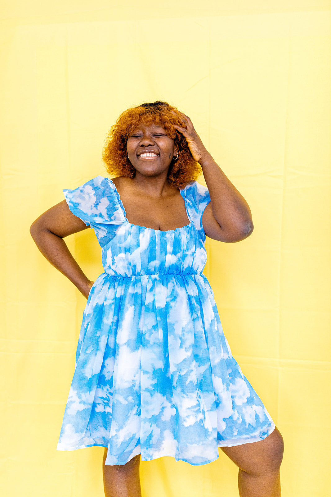 I've Gone To Heaven Cloud Dress XS-5X***