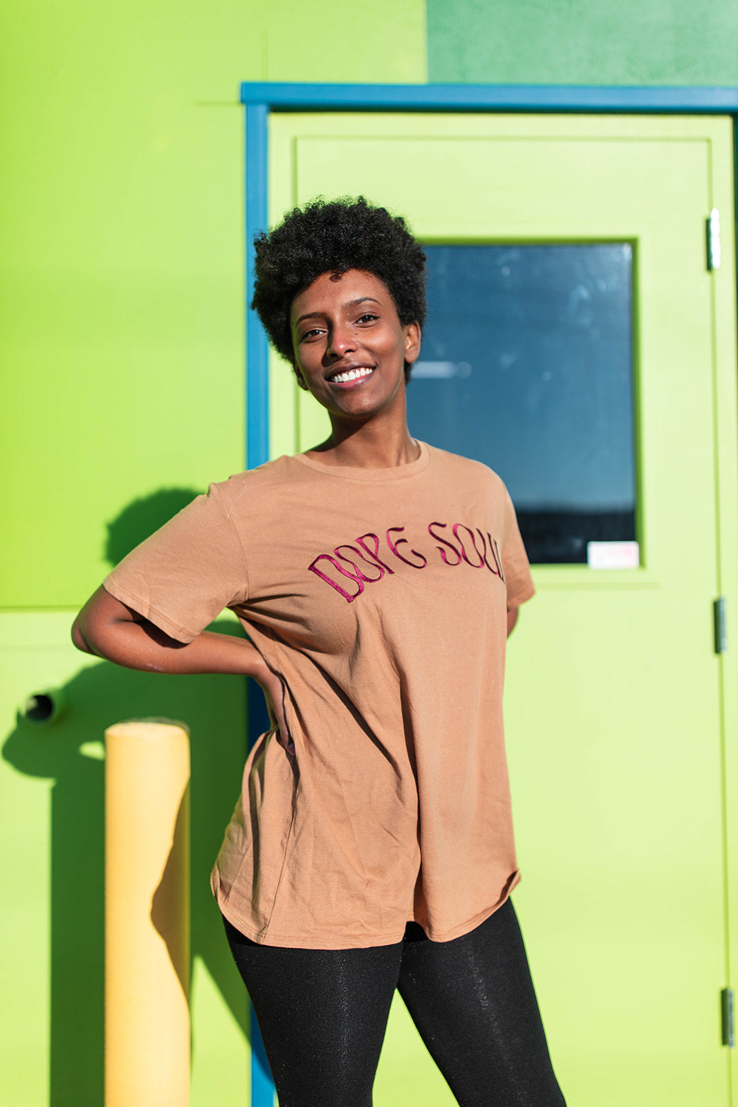 TABY ORIGINAL DESIGN: Dope Soul Tee EMBROIDERED***