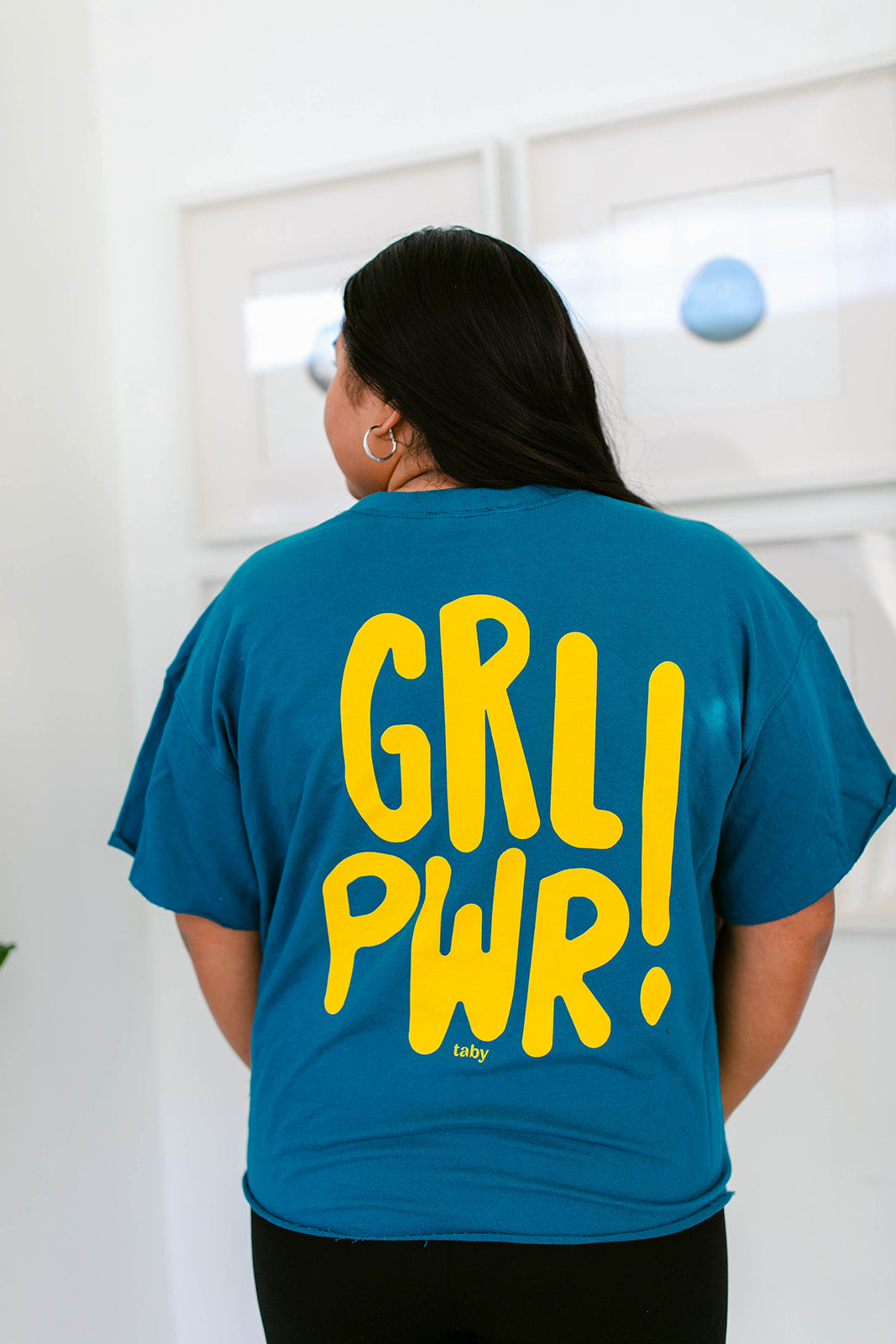 TABY ORIGINAL DESIGN: Girl Power Boxy Knit Top