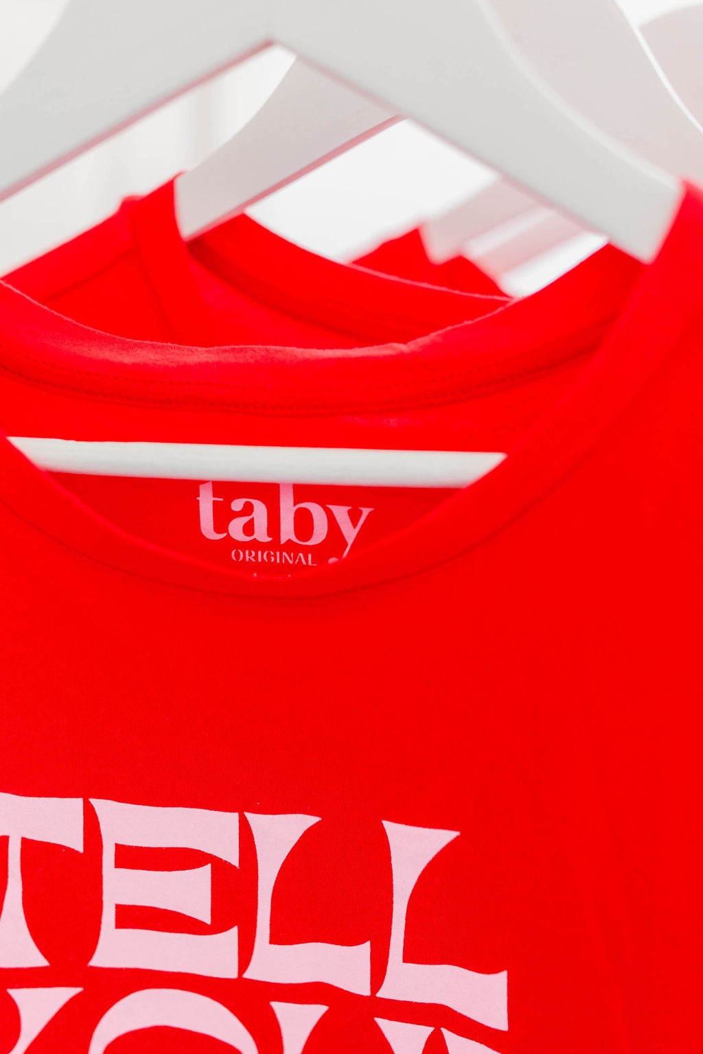 TABY ORIGINAL DESIGN: Tell Your Homies You Love Them Set in RED*** PUFF***& ULTRA SOFT***