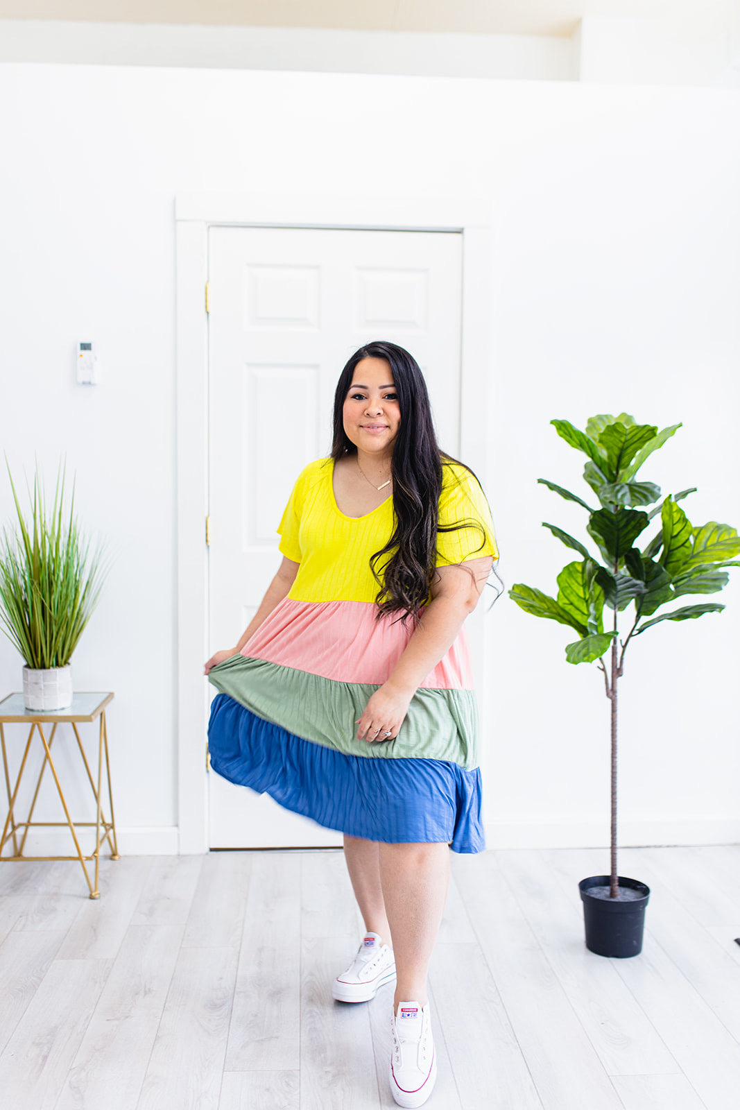 Tried and True Tiered Swing Dress