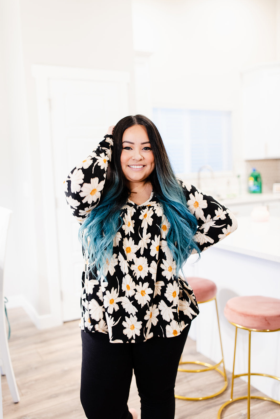 Make No Mistake Floral Top Taby's Pick***