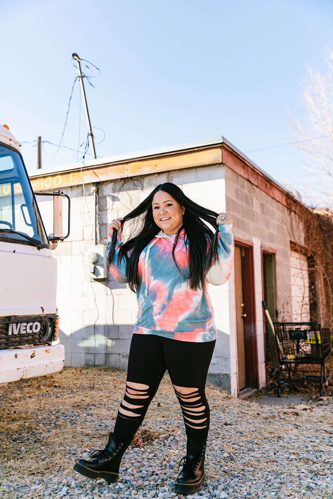 Crush On You Tie Dye Hoodie