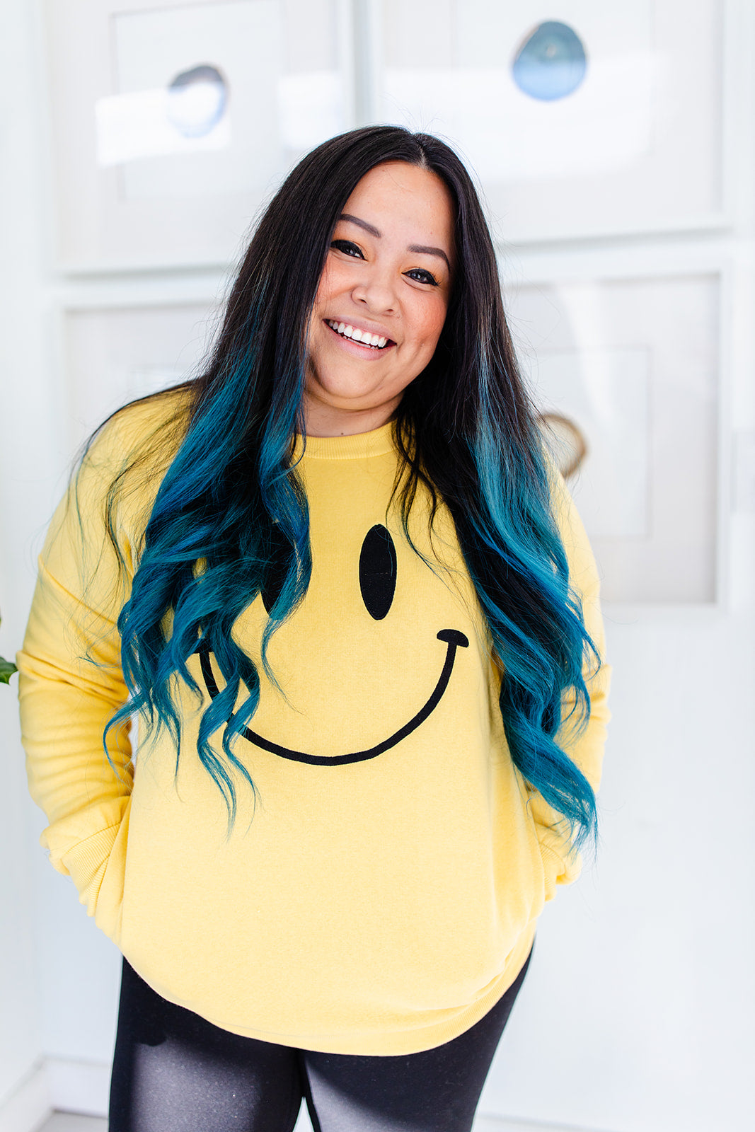 TABY ORIGINAL DESIGN: Smiley Pullover EMBROIDERED*** RESTOCKED***