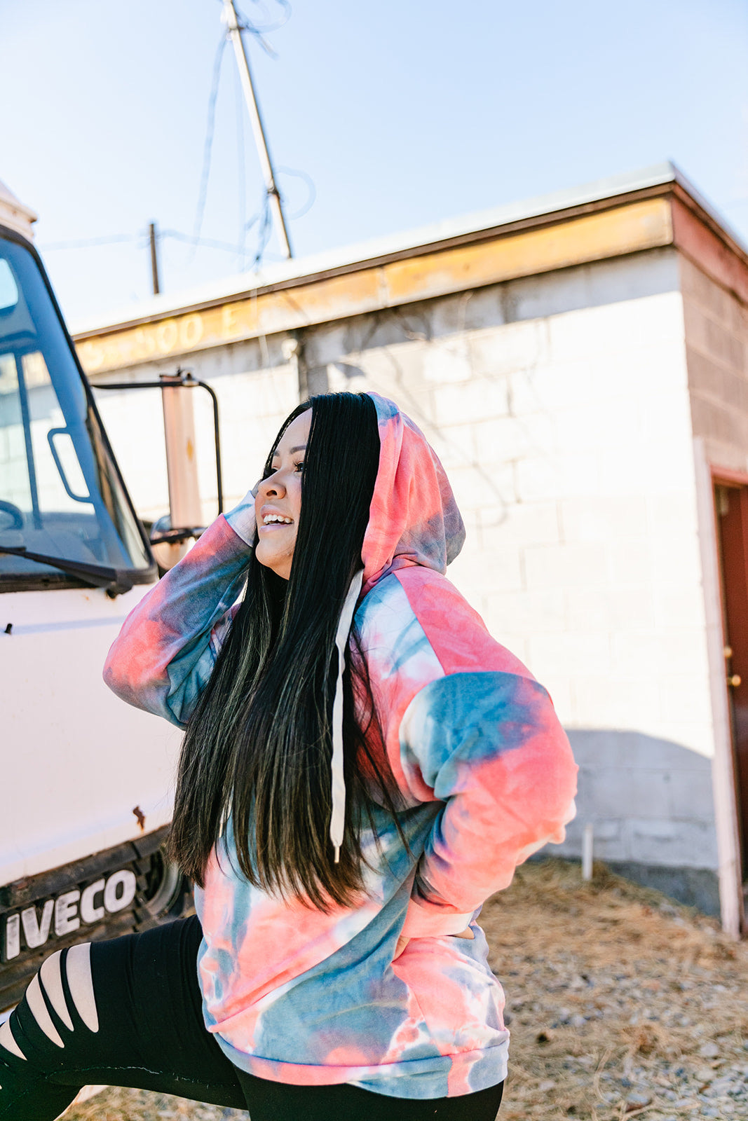 Crush On You Tie Dye Hoodie