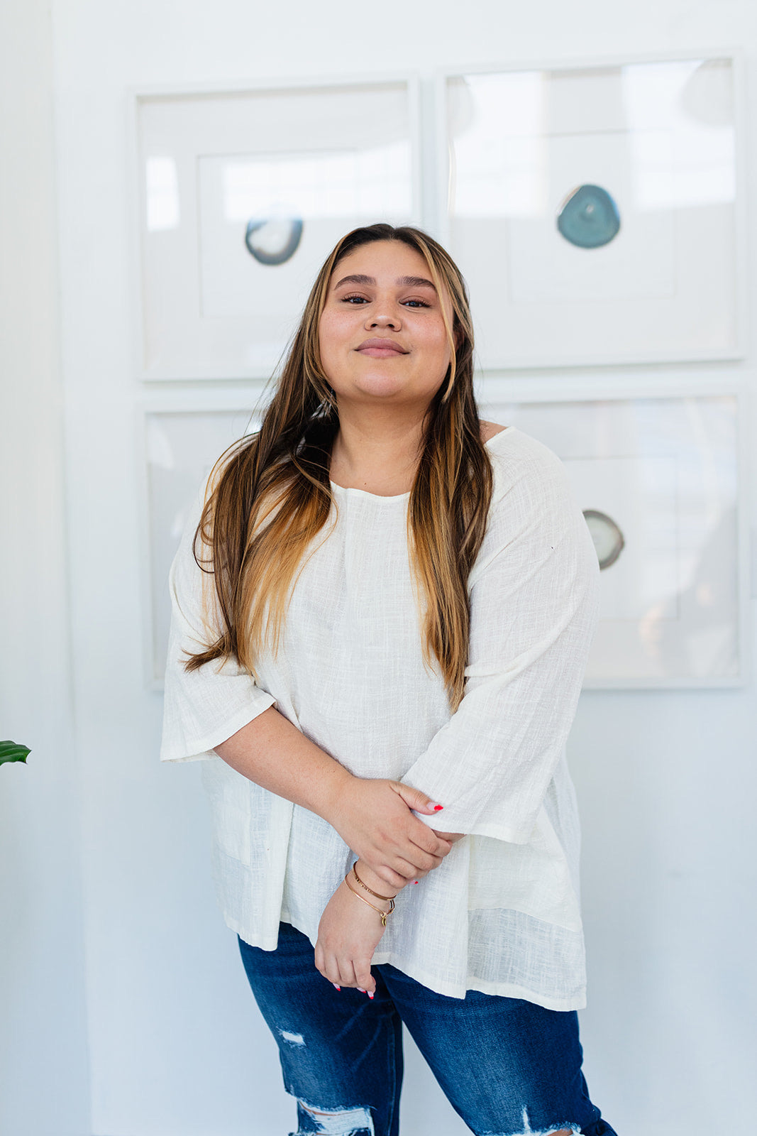 Oversized Boho Blouse Bernie's Pick***