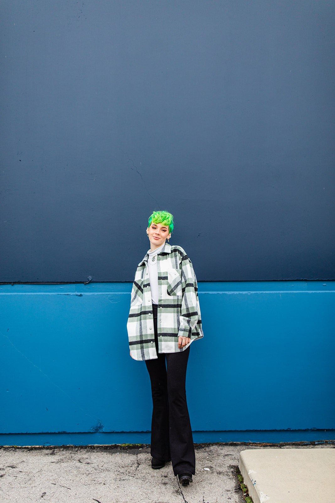 Big On The Internet Jacket In SAGE***