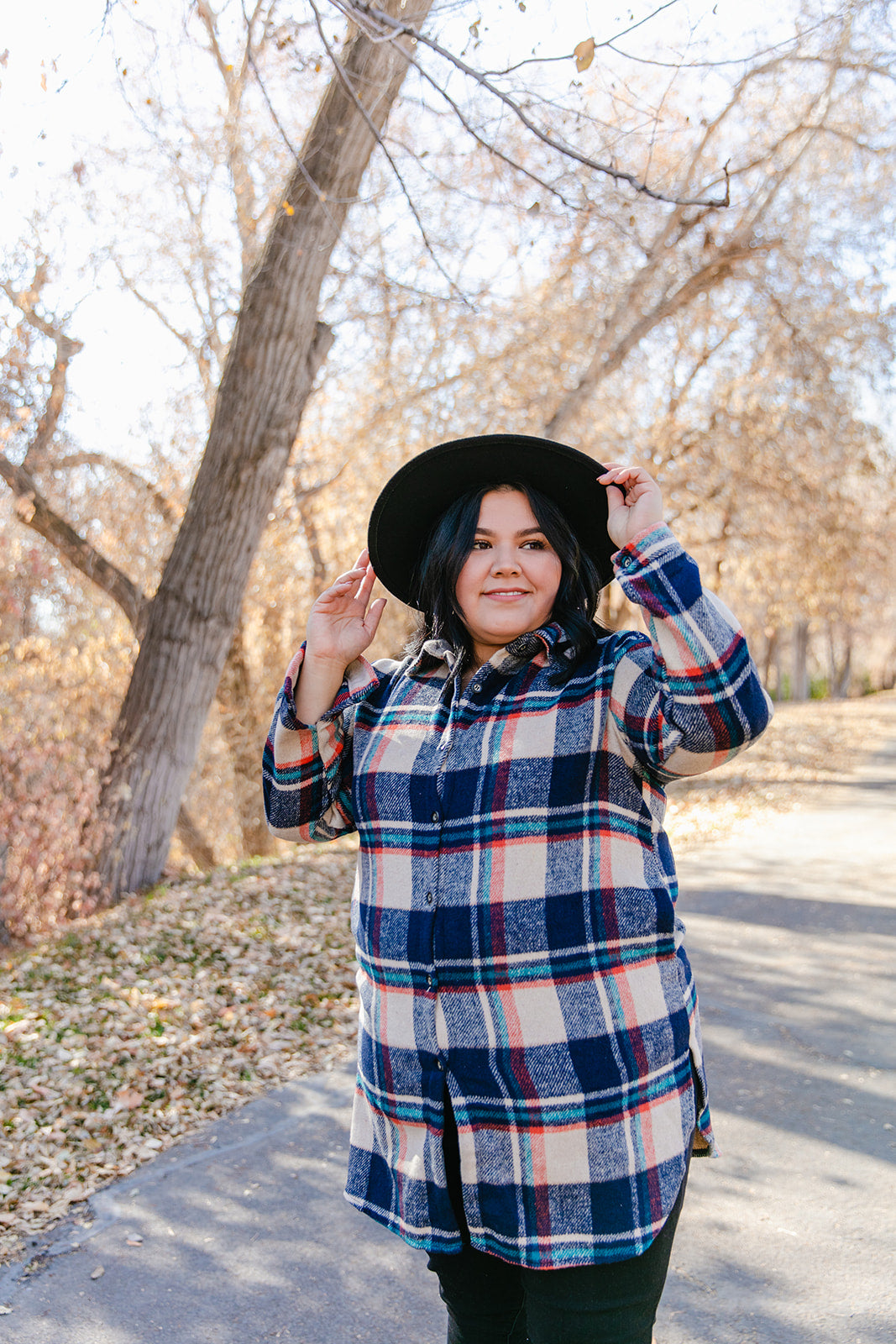 Vagabond Plaid Jacket In TAUPE*** RESTOCKED*** AVAILABLE IN SIZES SMALL-3X!!***