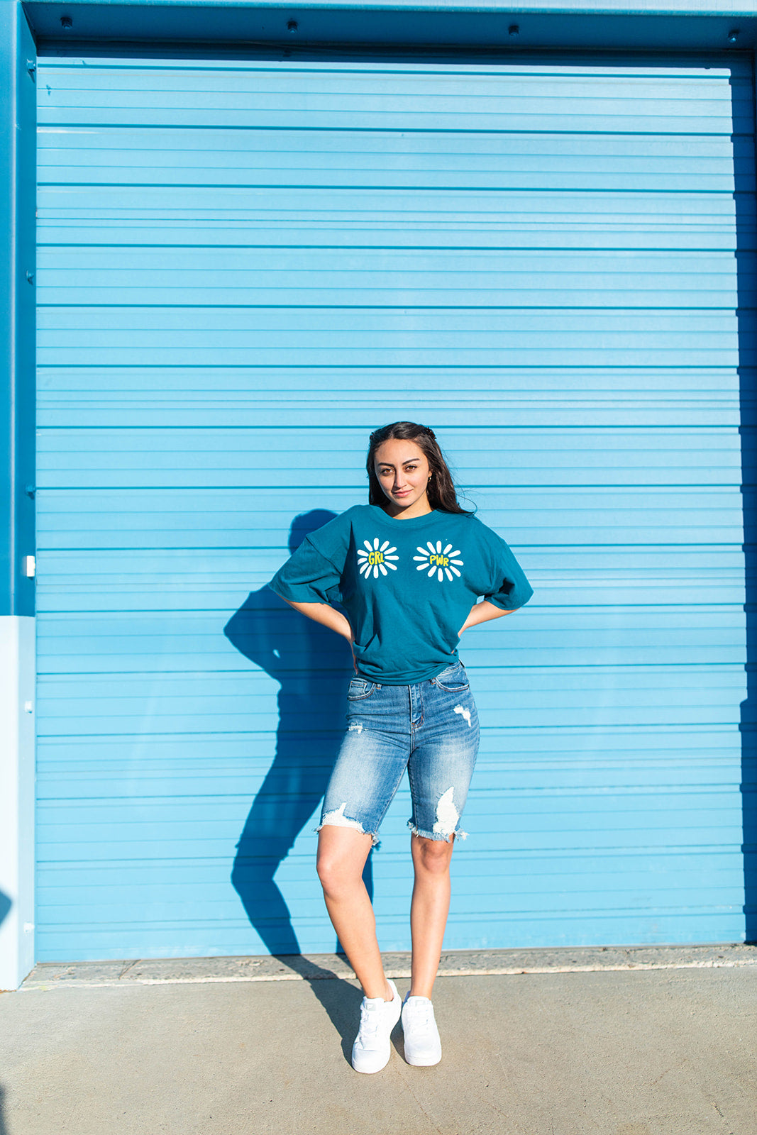 TABY ORIGINAL DESIGN: Girl Power Boxy Knit Top