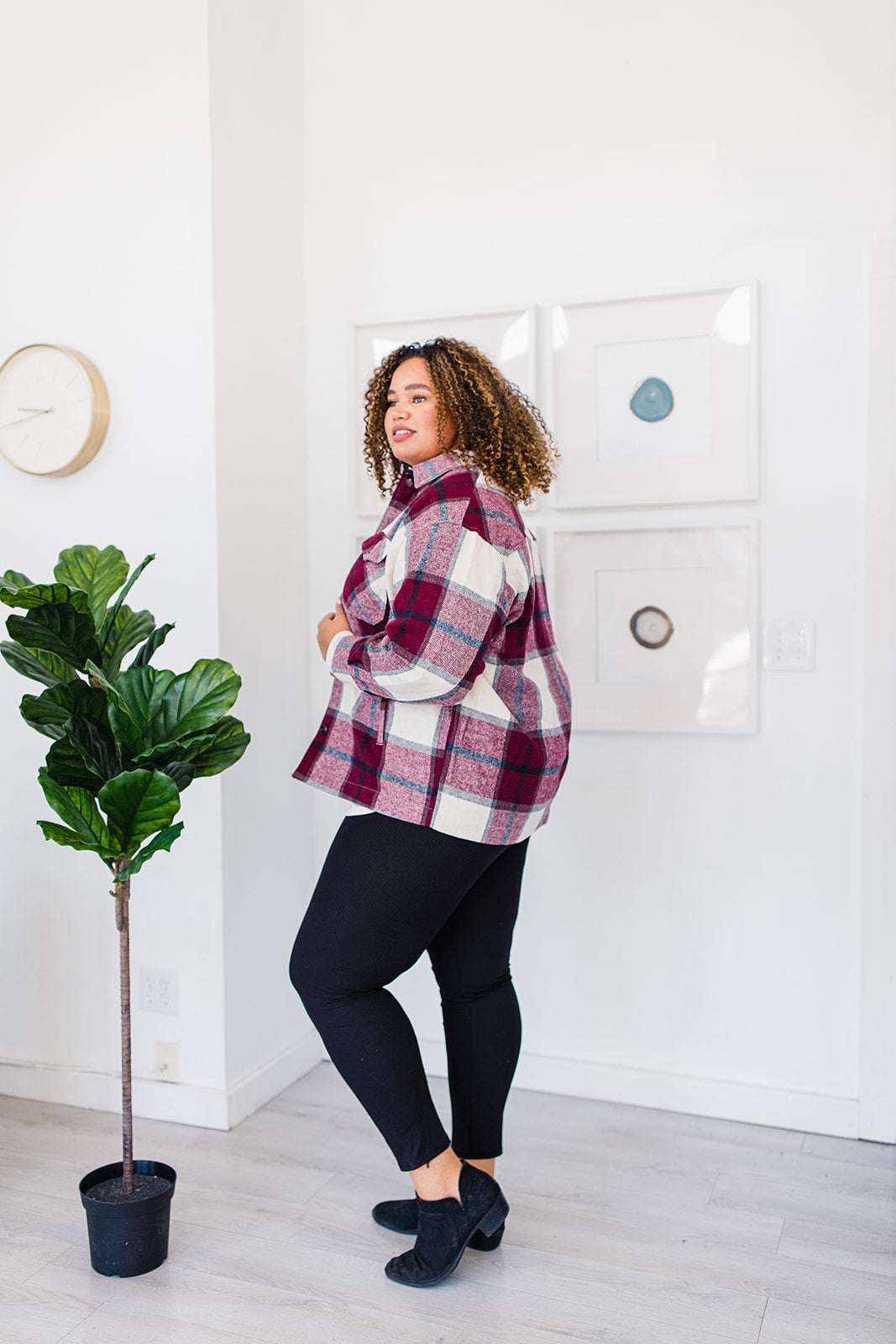 My Baggage Fadin’ Plaid Jacket