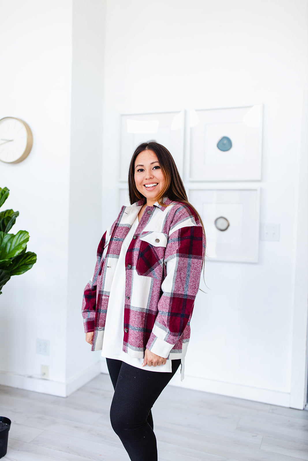 My Baggage Fadin’ Plaid Jacket