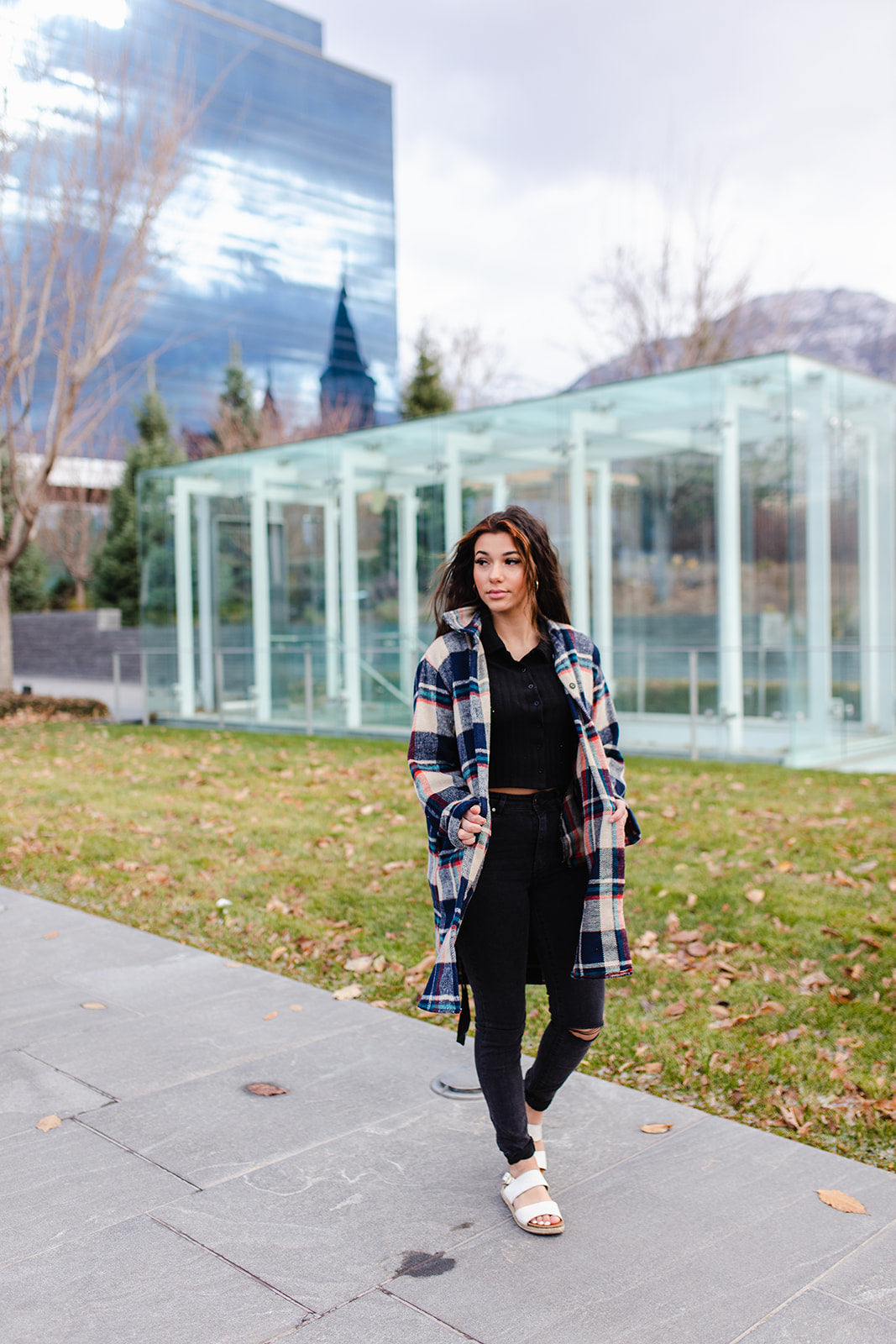 Vagabond Plaid Jacket In TAUPE*** RESTOCKED*** AVAILABLE IN SIZES SMALL-3X!!***