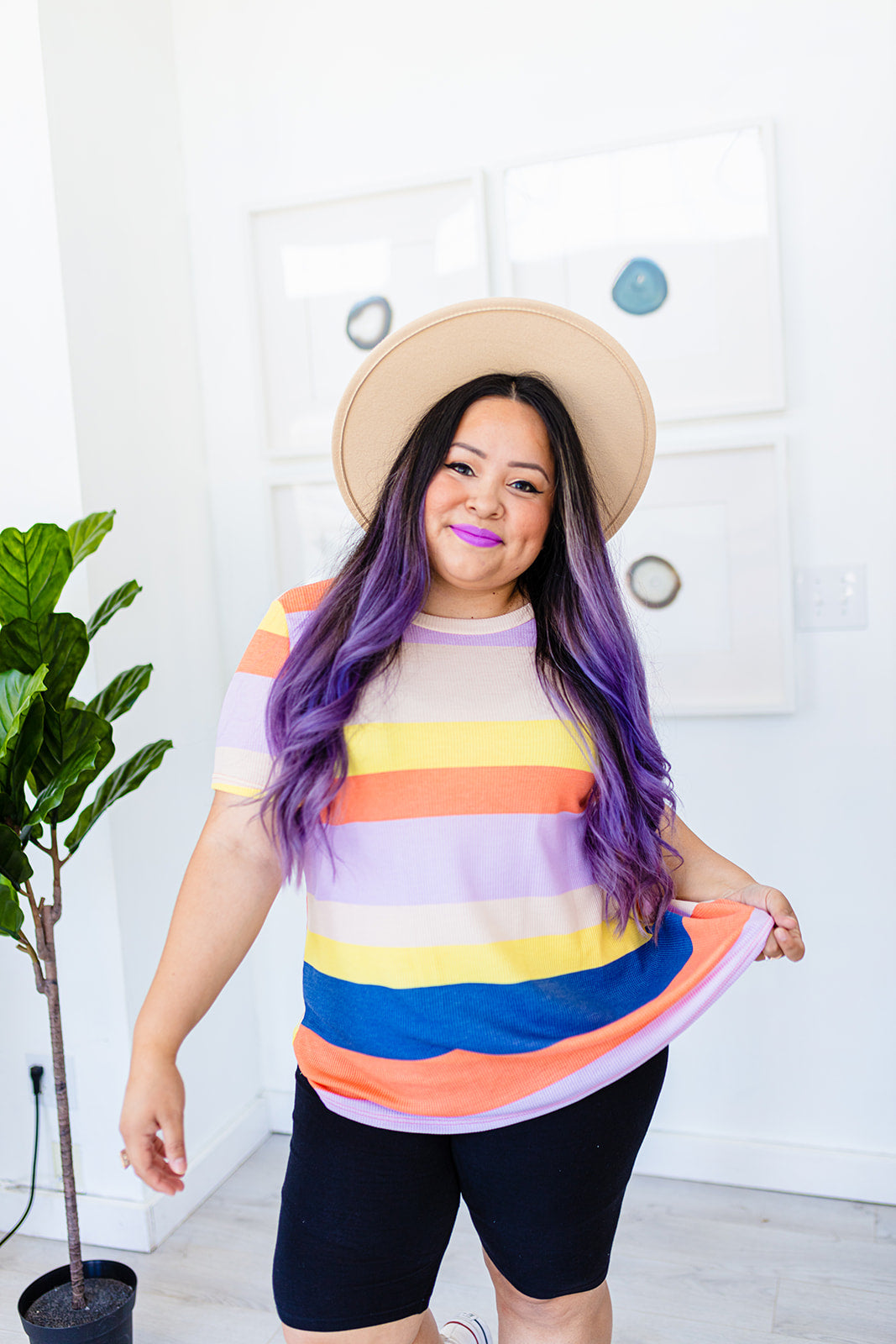 Things I Want Striped Tee