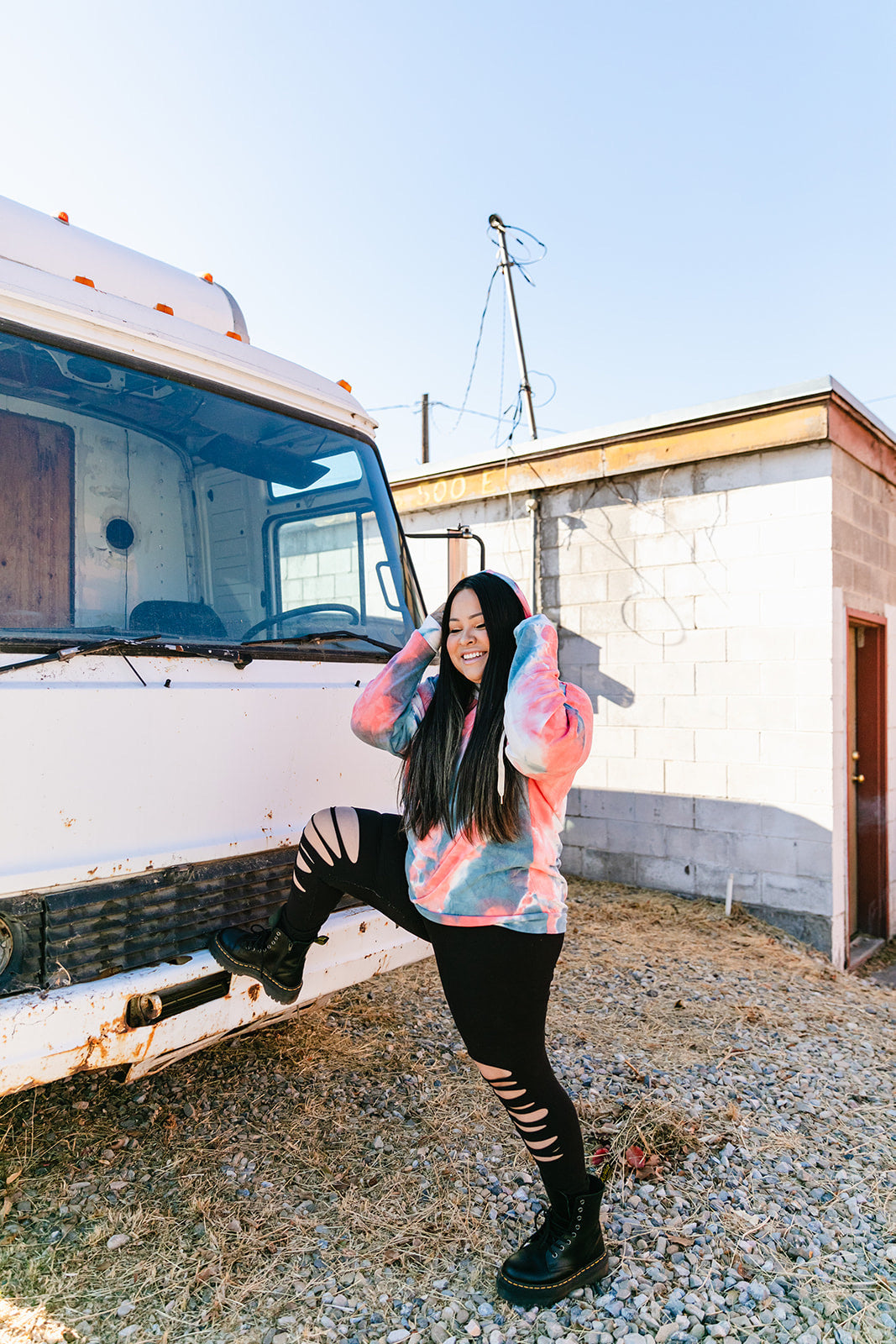 Crush On You Tie Dye Hoodie