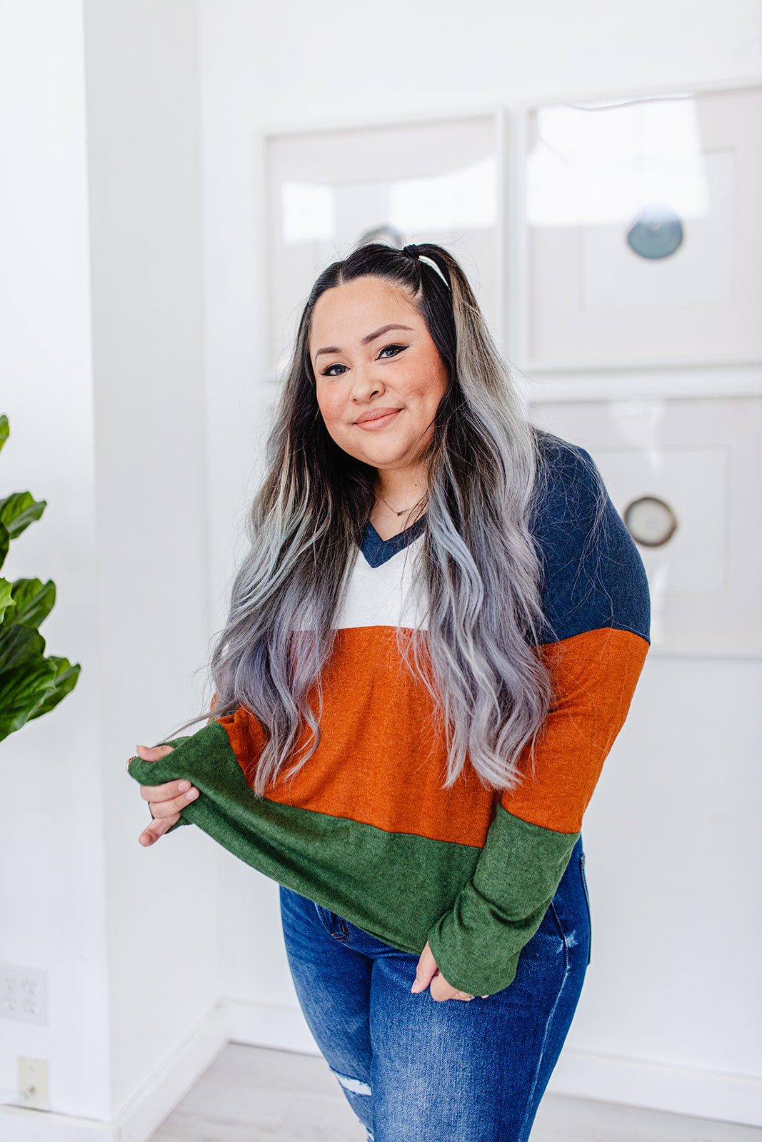 Embrace The Future Striped Top