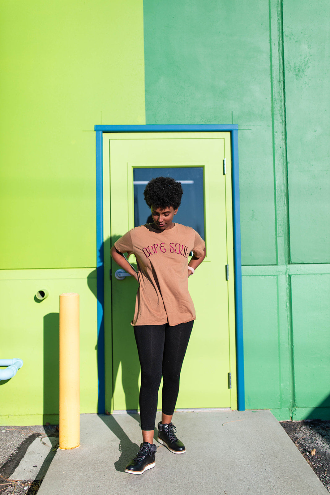 TABY ORIGINAL DESIGN: Dope Soul Tee EMBROIDERED***