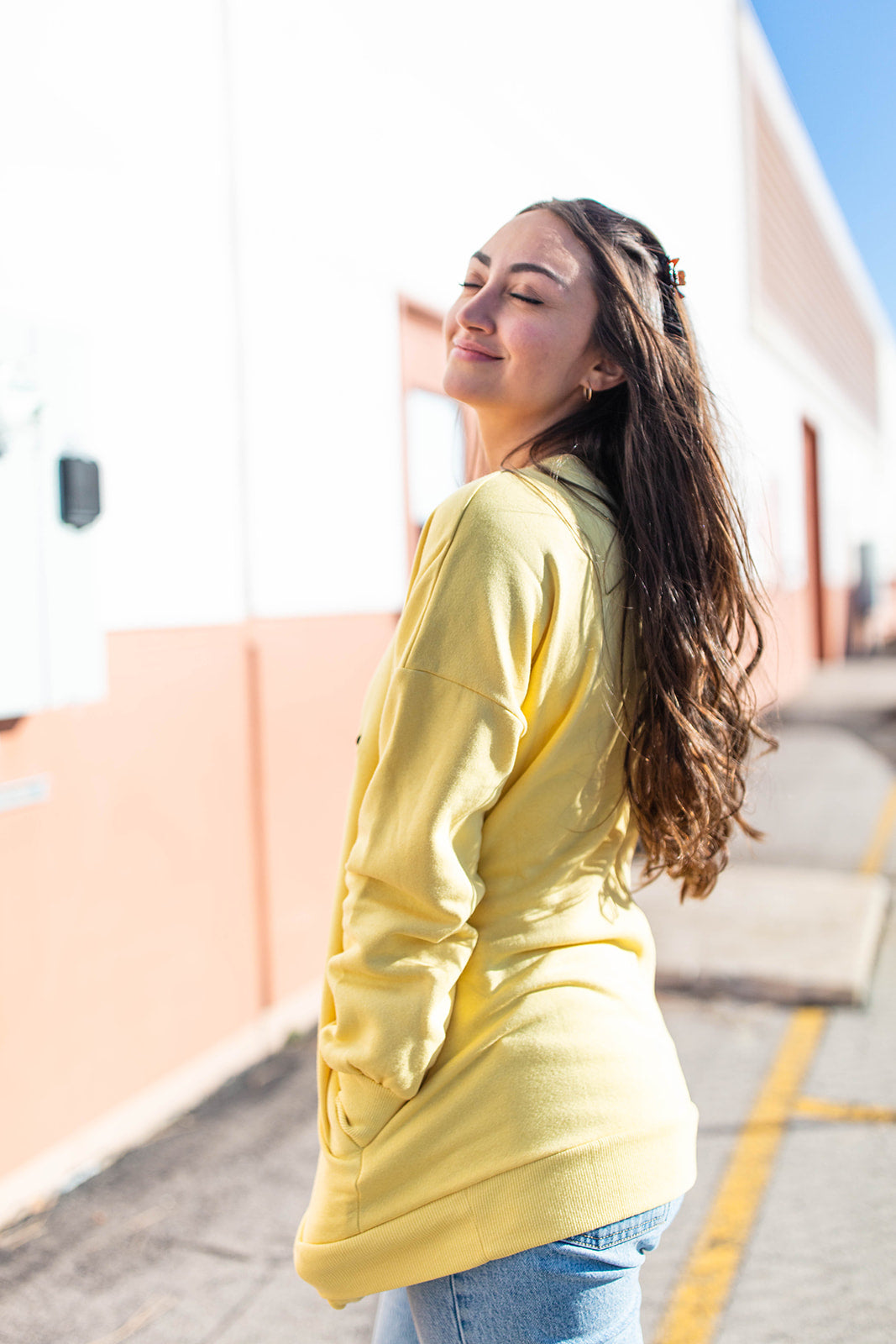 TABY ORIGINAL DESIGN: Smiley Pullover EMBROIDERED*** RESTOCKED***