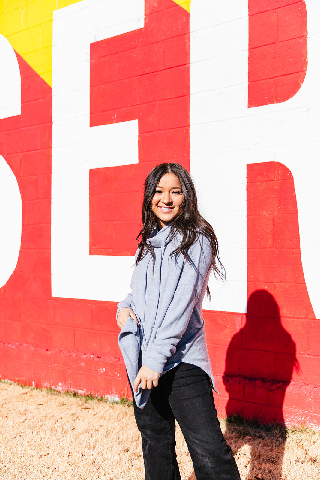 Frankie Funnel Neck Sweater