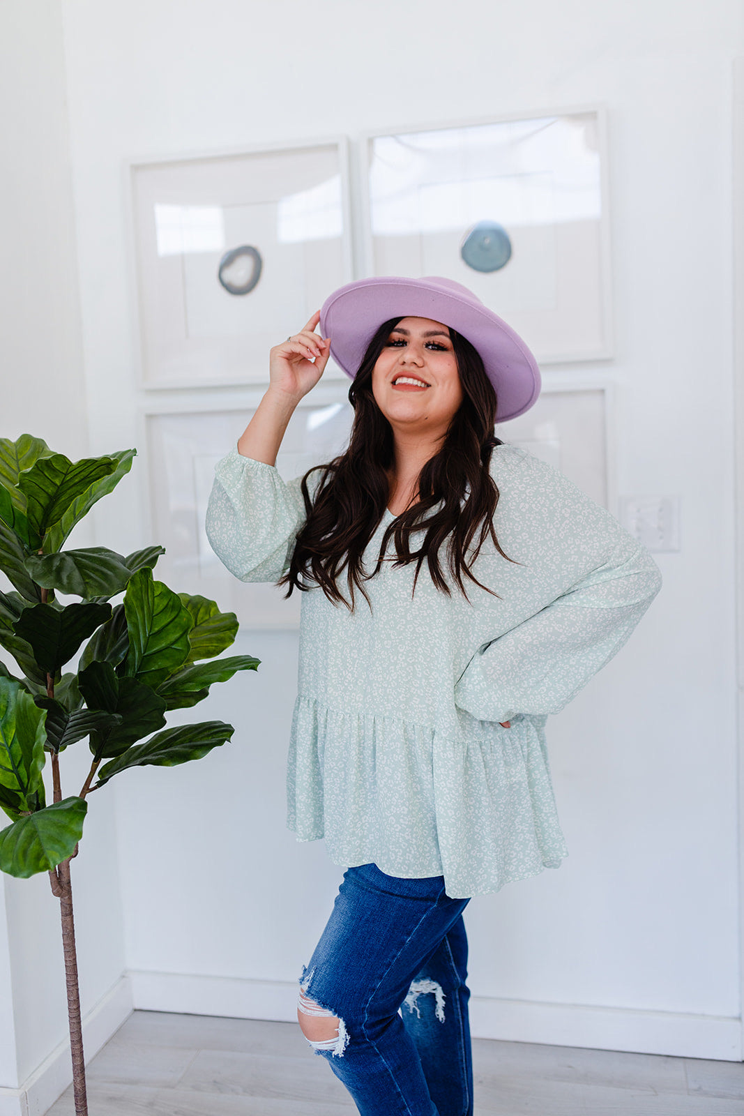 Wild About You Babydoll Top Taby's PIck***