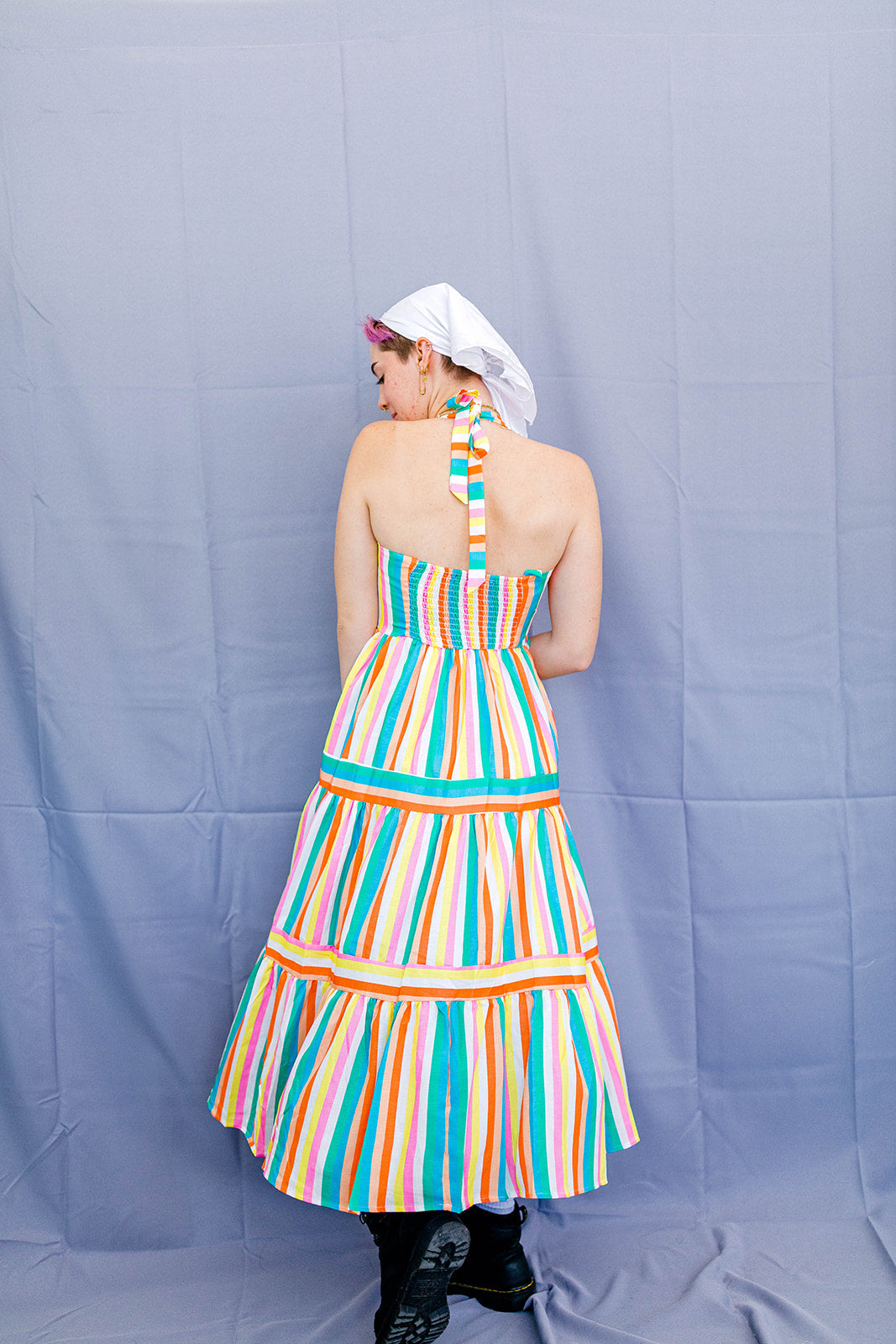 Band Of Color Dress In Sizes XS-5X!***