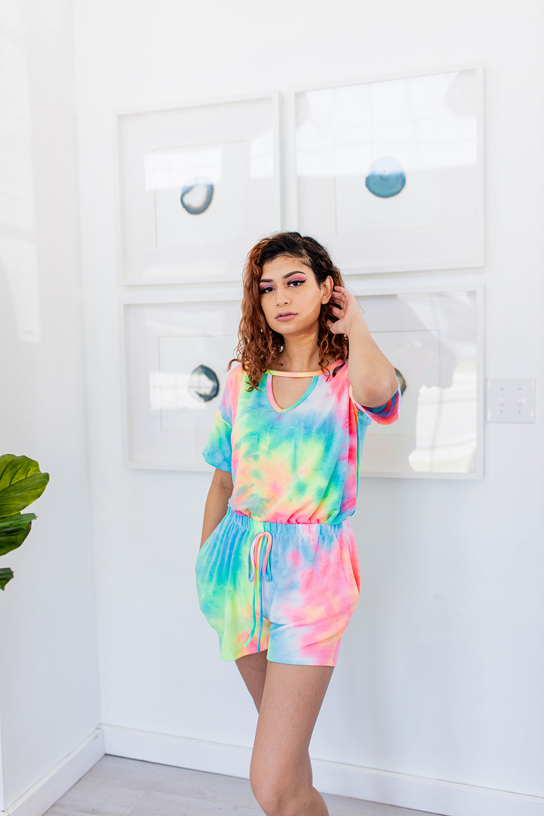 Brisbane Dye Tee in IBIZA COLOR COMBO*** RESTOCKED***