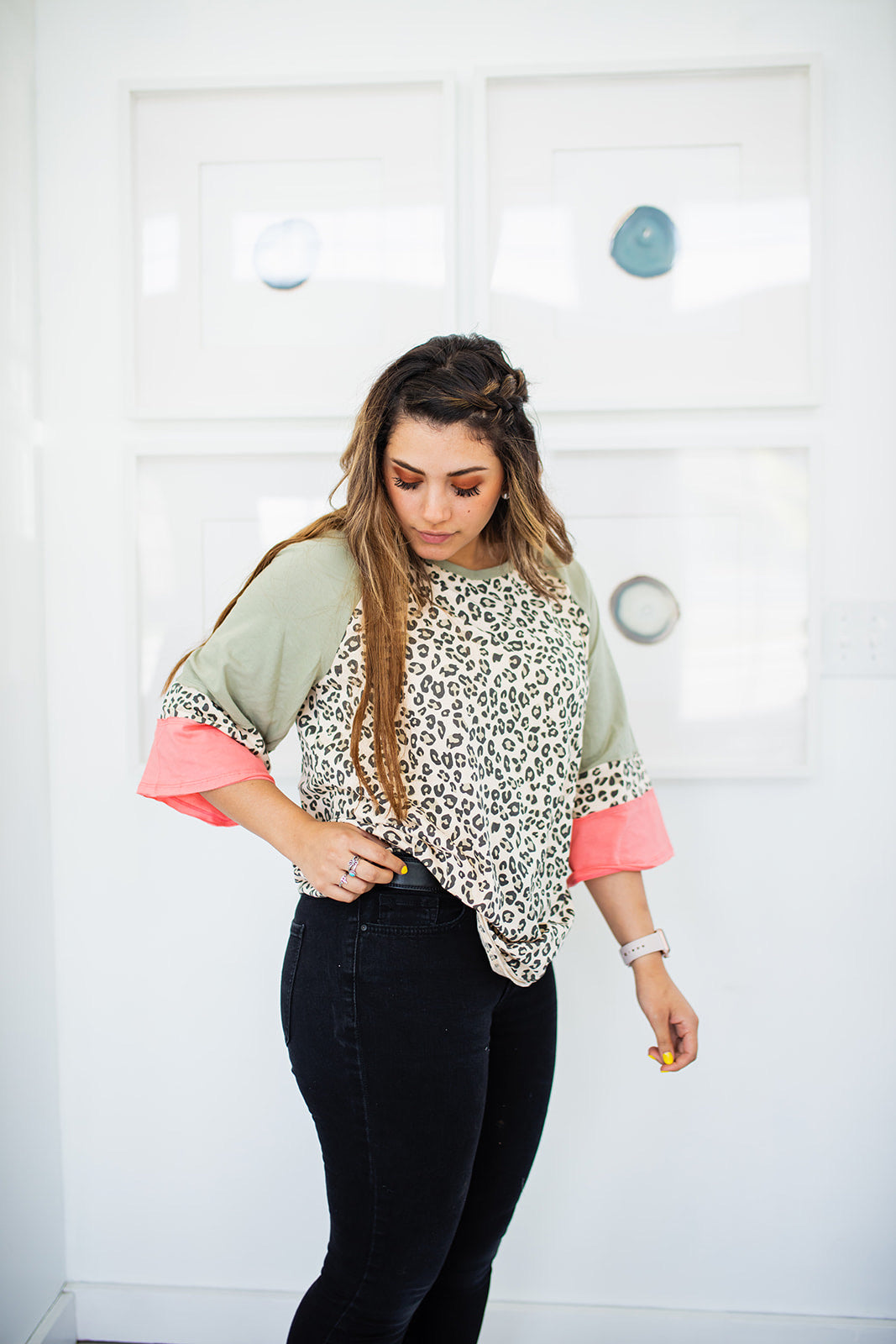 It’s A Vibe Leopard Tee