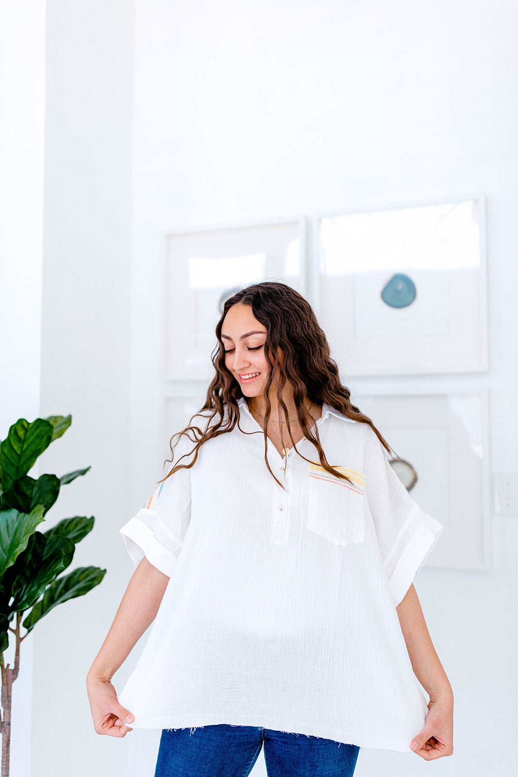 Ready To Go Woven Top