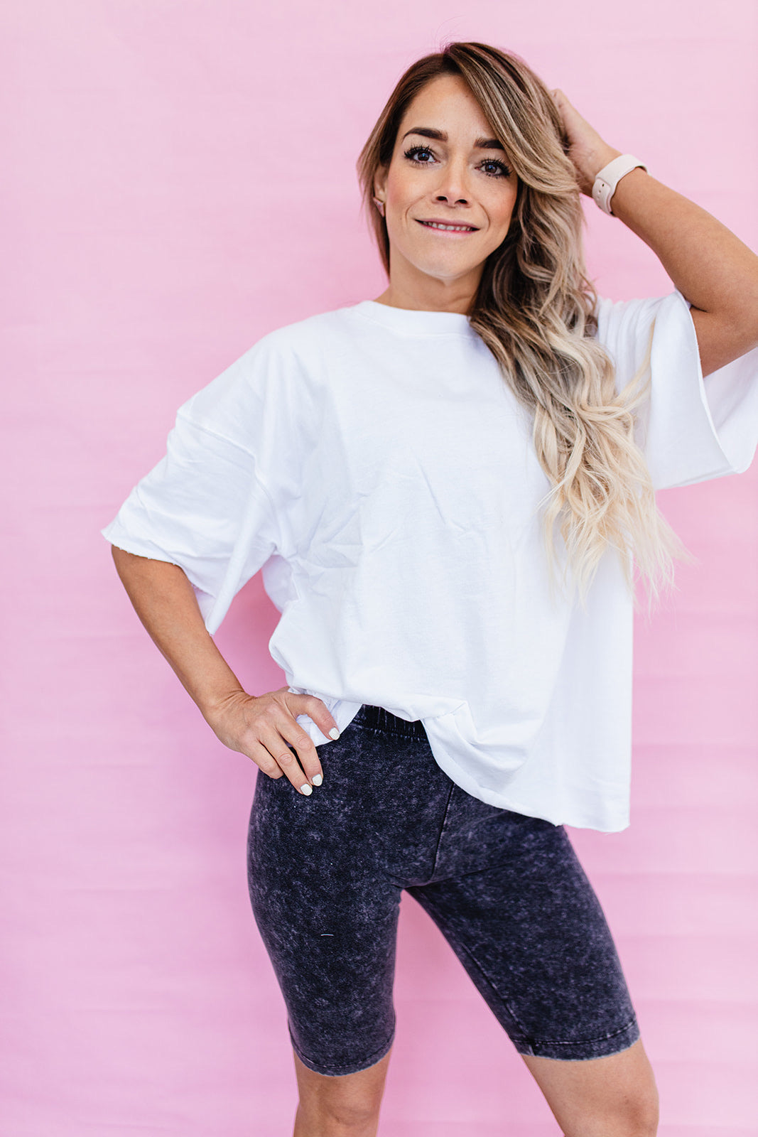 Boyfriend Boxy Knit Top In WHITE***
