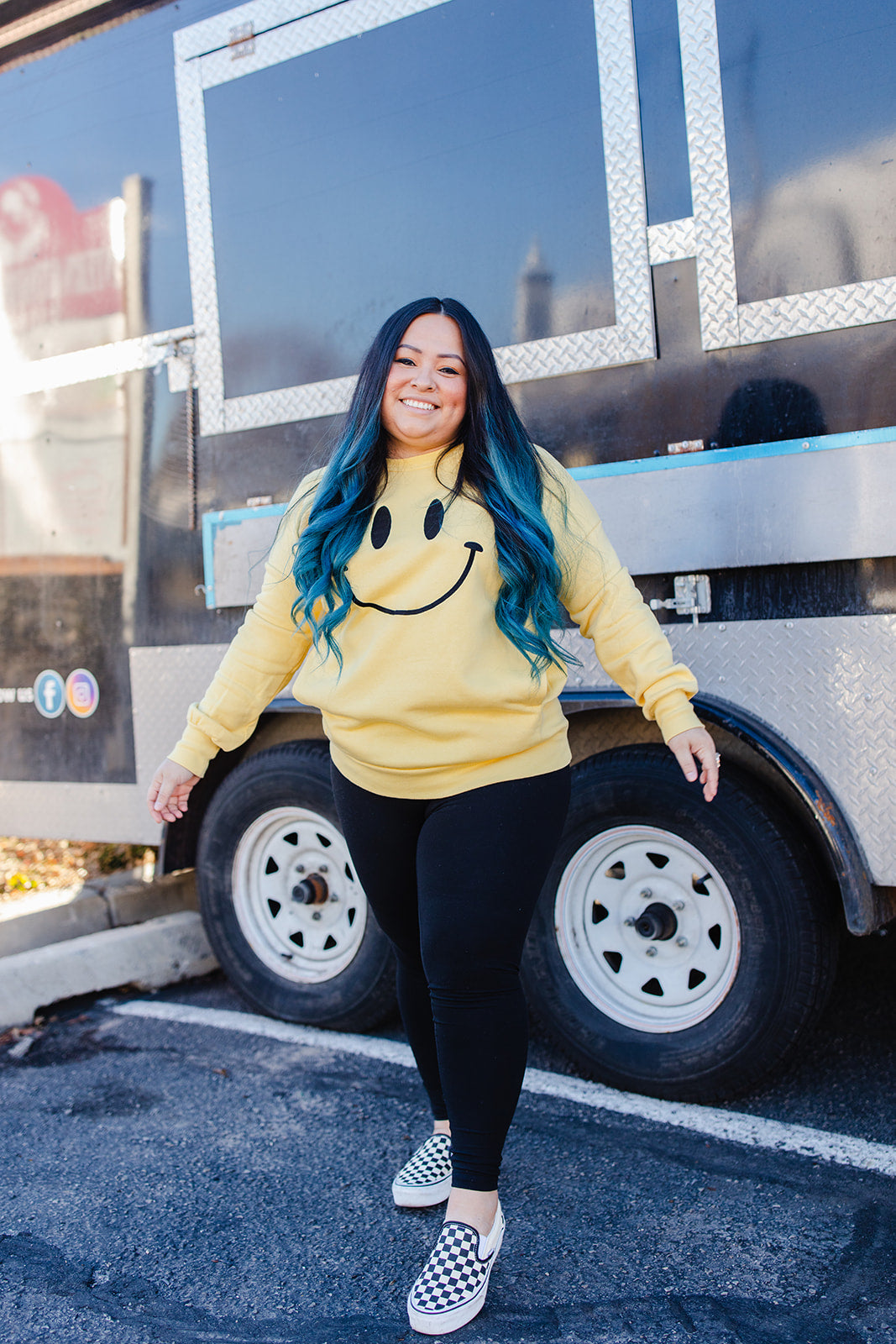 TABY ORIGINAL DESIGN: Smiley Pullover EMBROIDERED*** RESTOCKED***