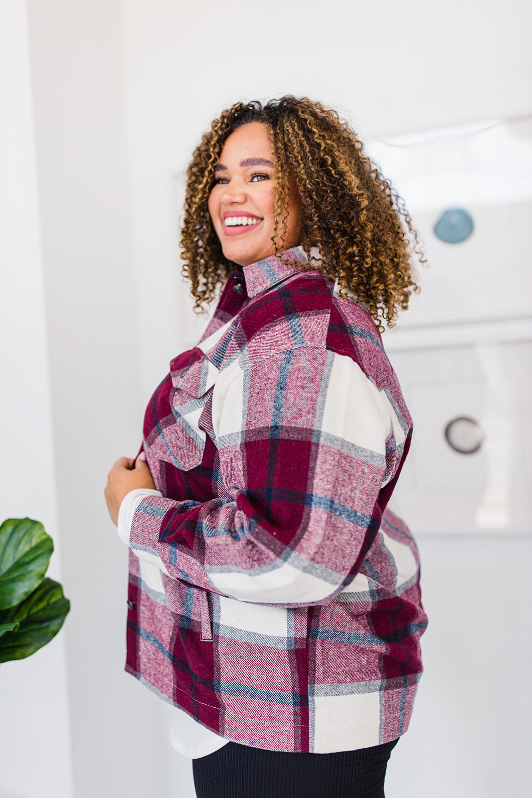 My Baggage Fadin’ Plaid Jacket