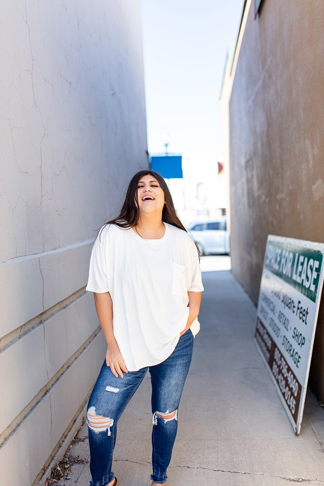 We’re Good Pocket Top In IVORY***