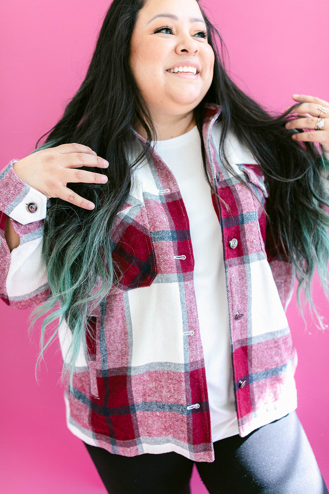 My Baggage Fadin’ Plaid Jacket