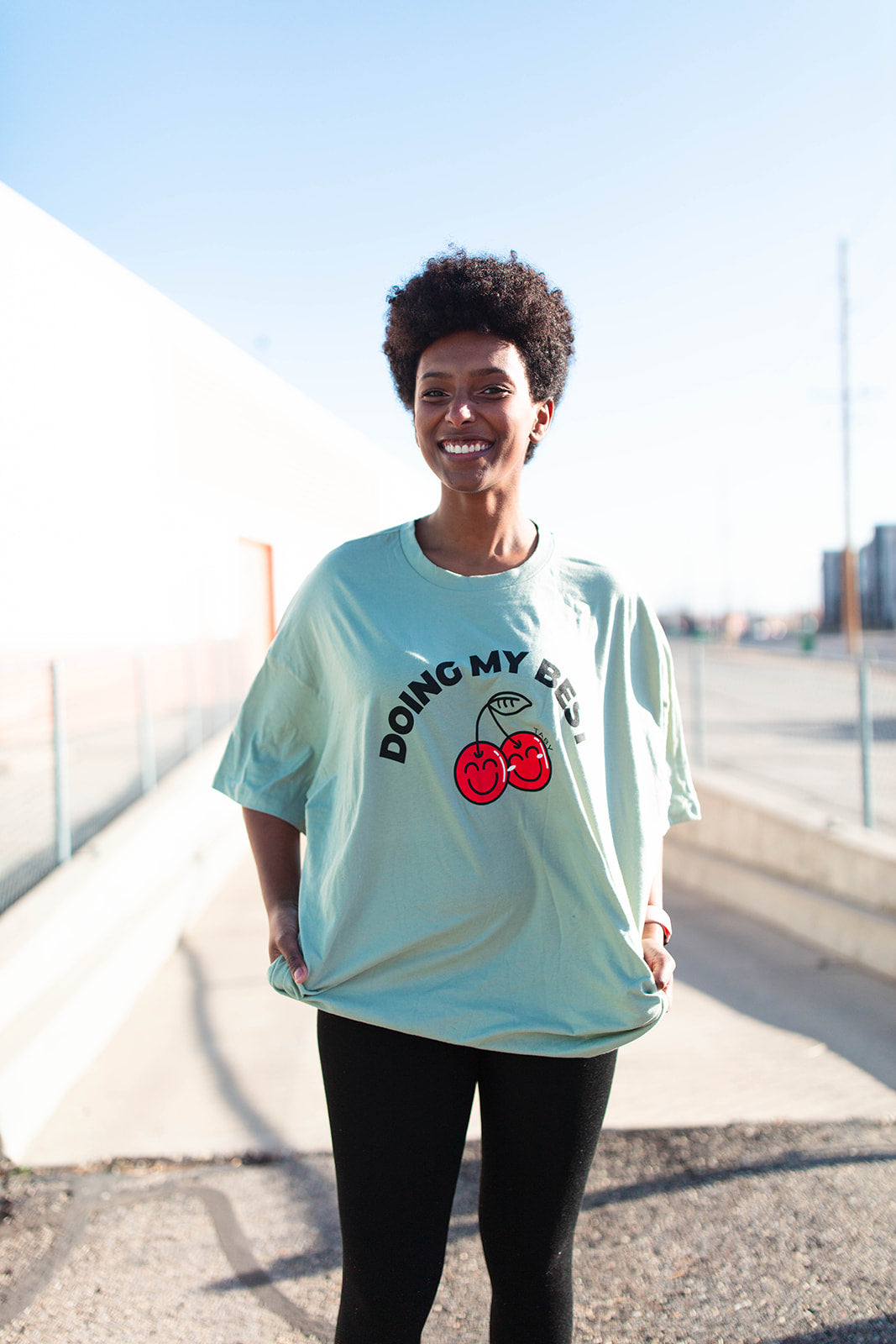 TABY ORIGINAL DESIGN: Doing My Best Boxy Tee RESTOCKED **