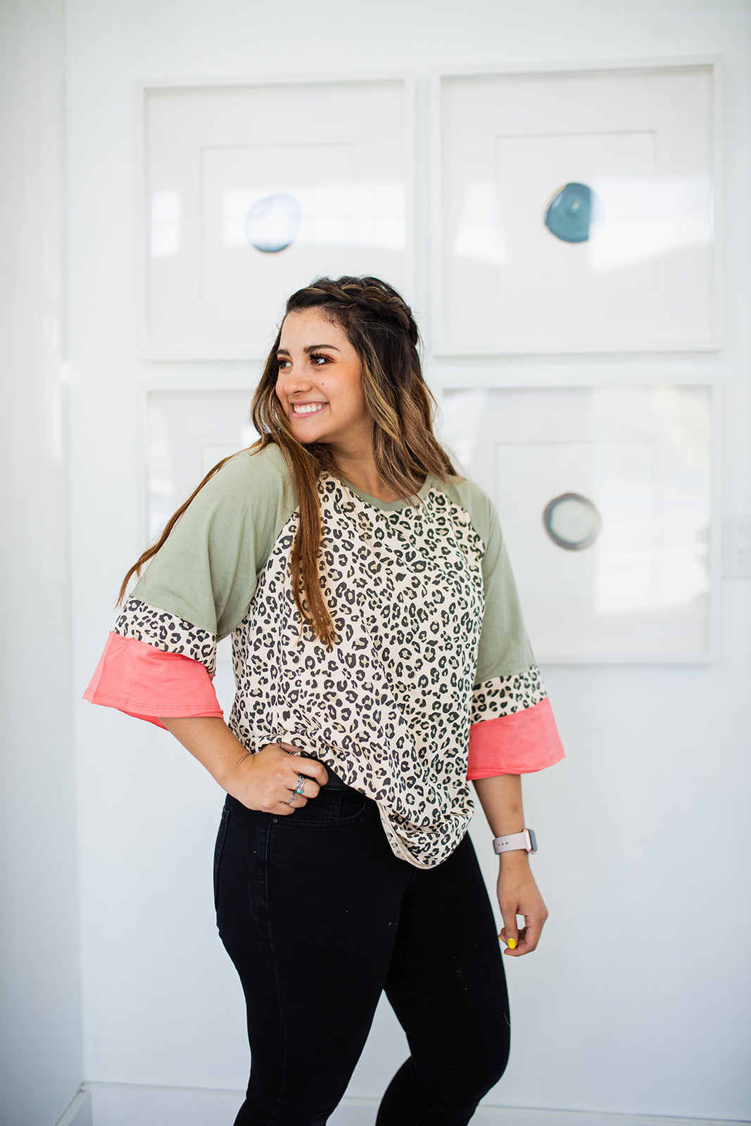 It’s A Vibe Leopard Tee