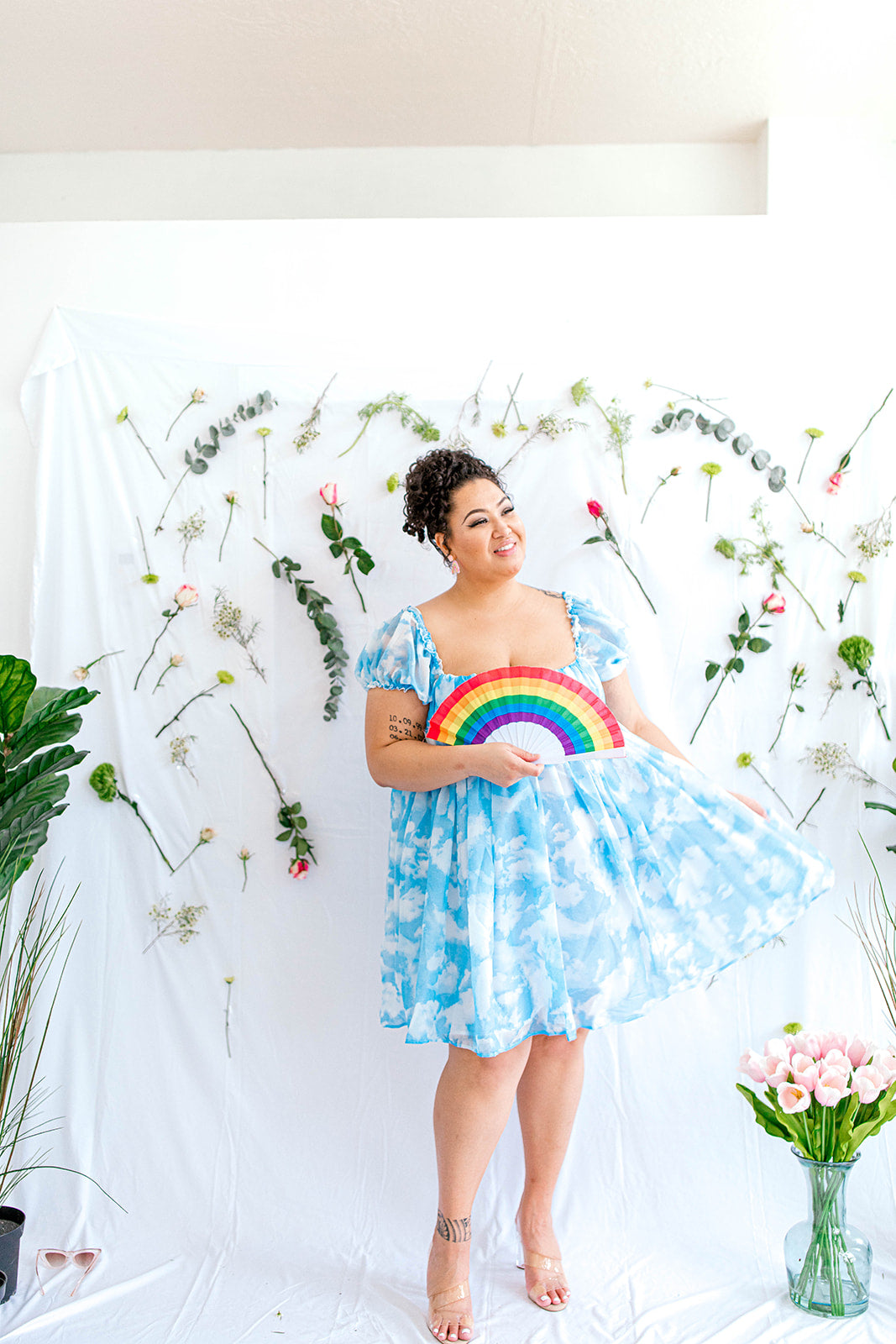 I've Gone To Heaven Cloud Dress XS-5X***