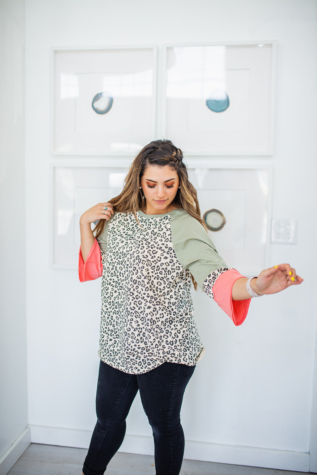 It’s A Vibe Leopard Tee