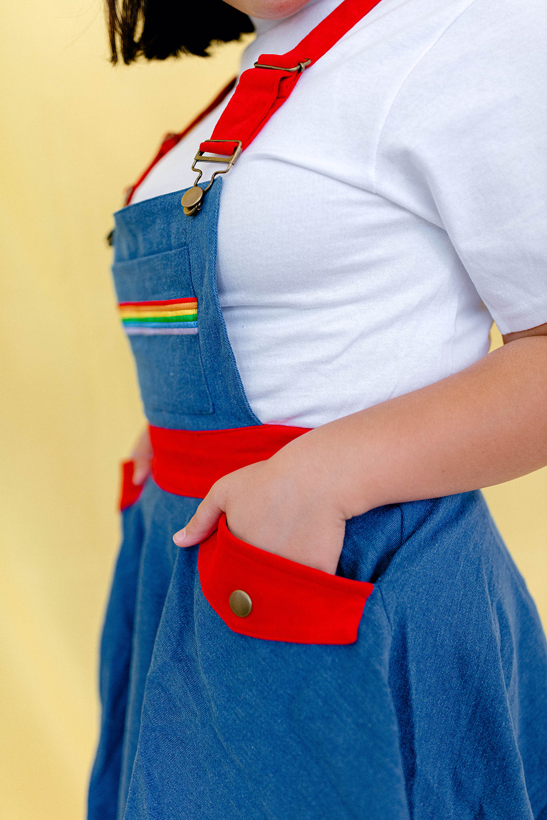 Rainbow Overall Dress XS-5X!***