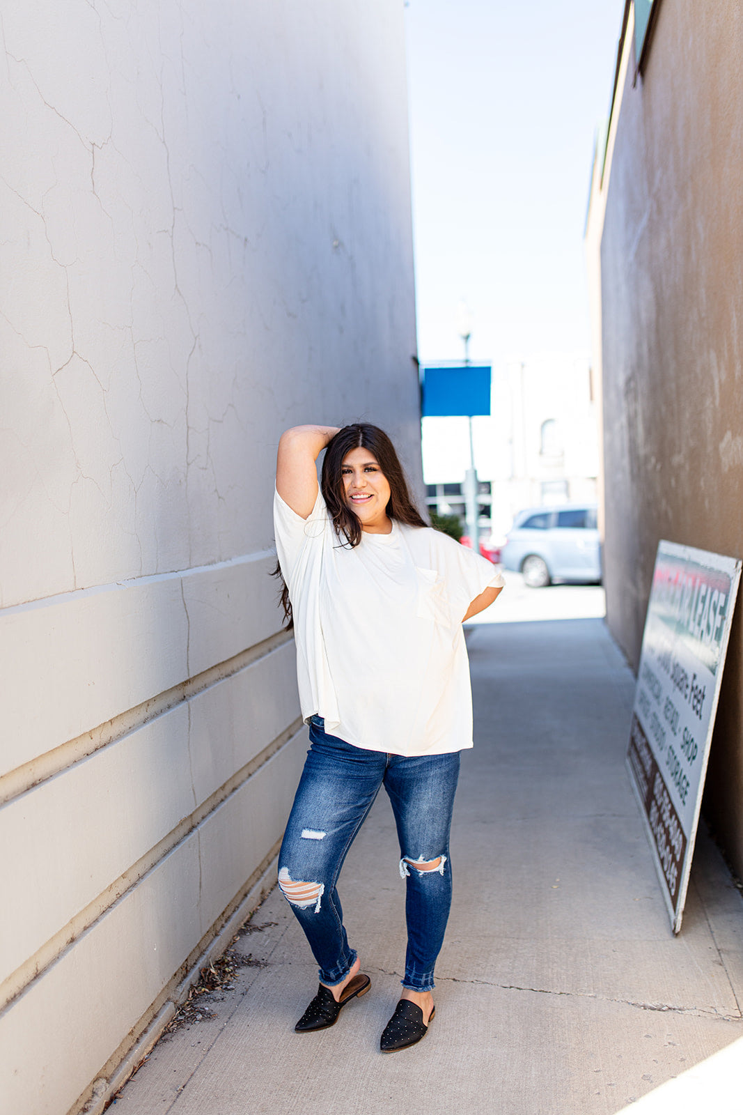 We’re Good Pocket Top In IVORY***