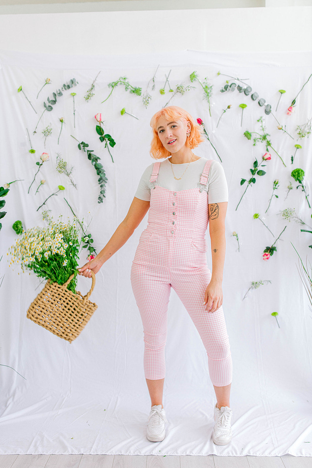Serendipity Gingham Overalls XS-5X***