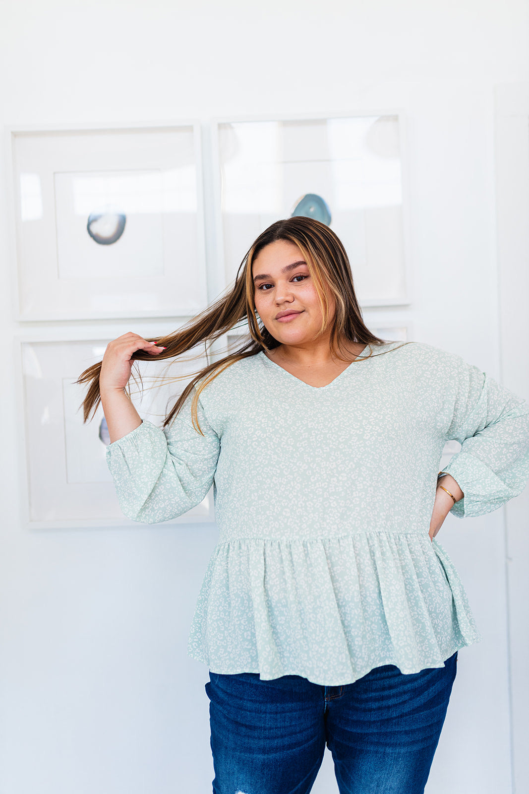 Wild About You Babydoll Top Taby's PIck***