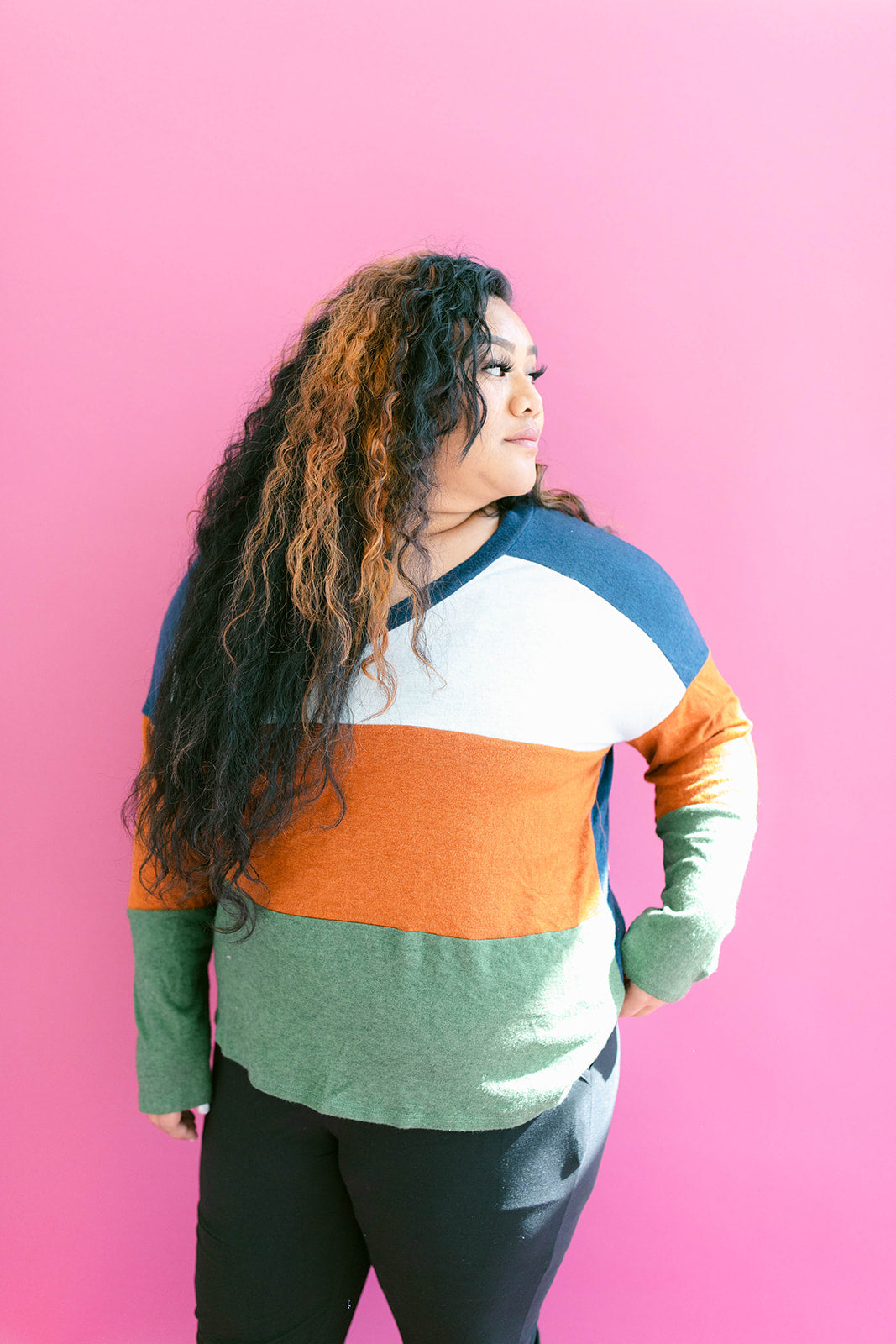 Embrace The Future Striped Top