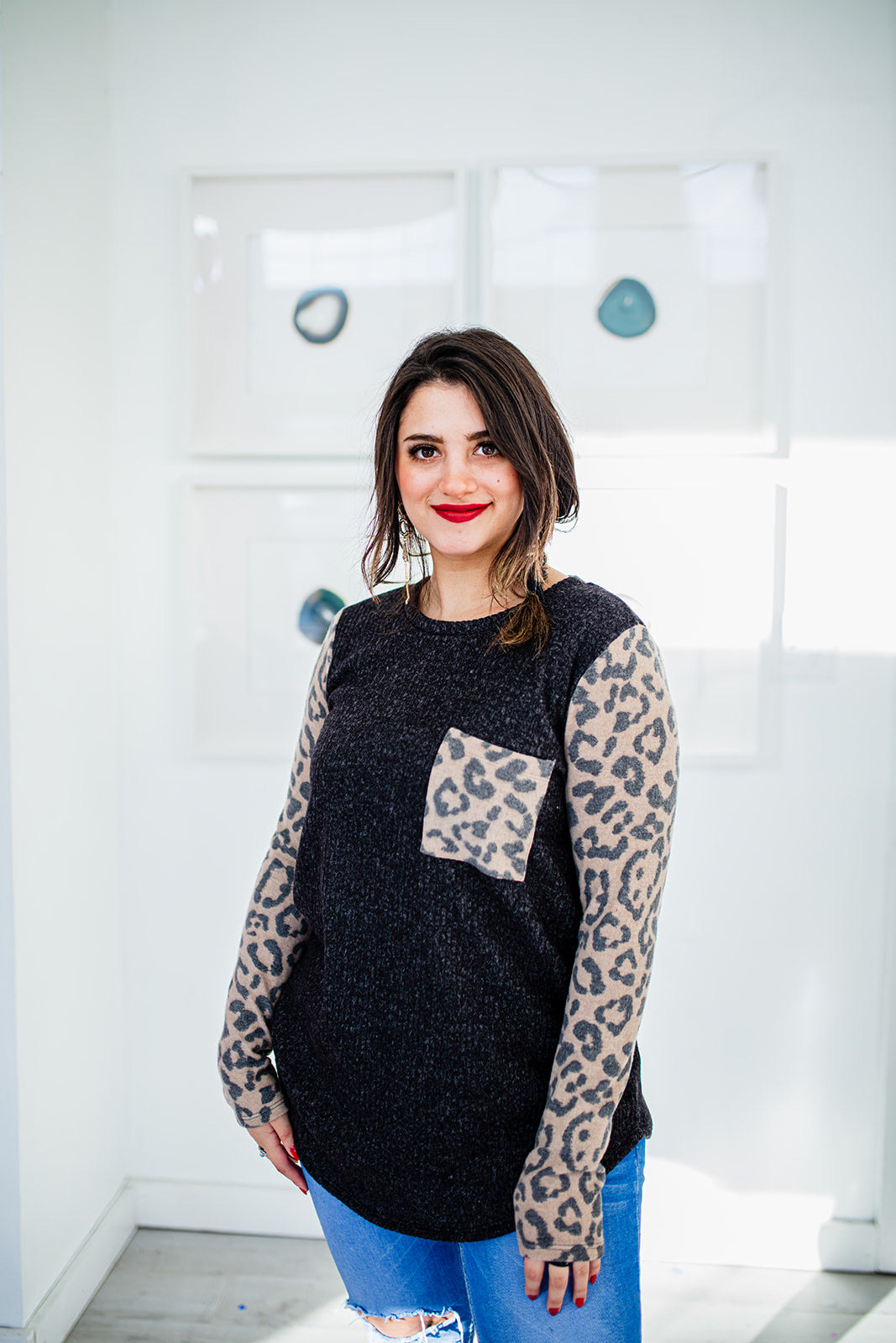 Fiercely Loved Leopard Top