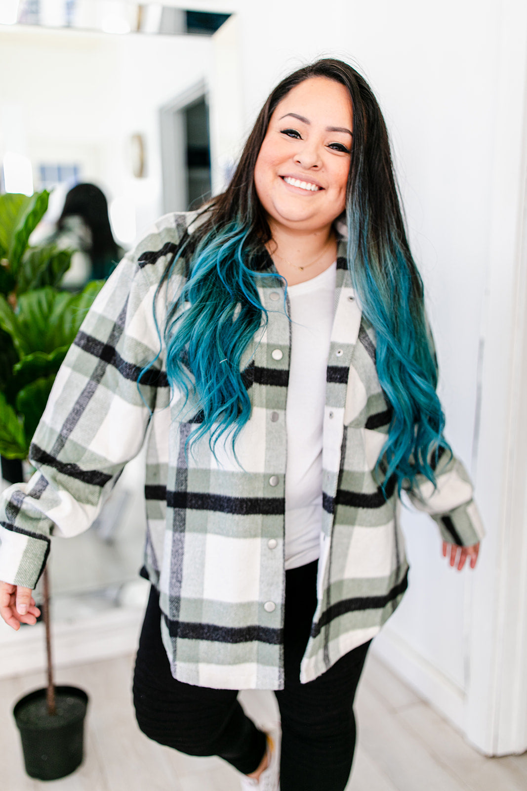 Big On The Internet Jacket In SAGE***
