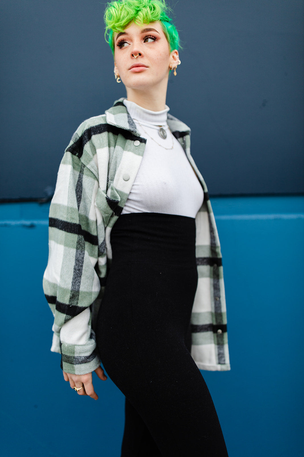 Big On The Internet Jacket In SAGE***