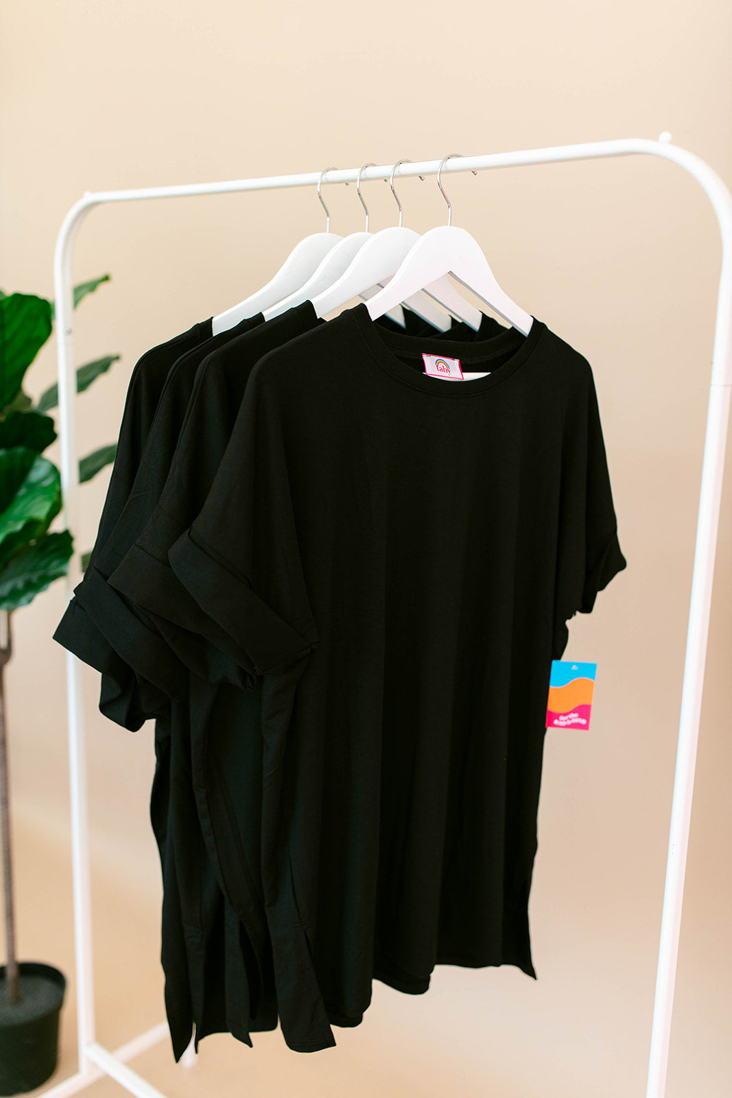 TABY ORIGINAL: Poderosa Tee In BLACK*** SIZES XS-5X!***